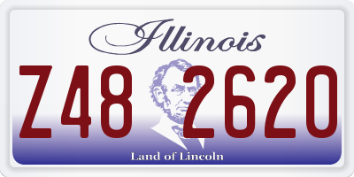 IL license plate Z482620