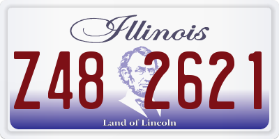 IL license plate Z482621
