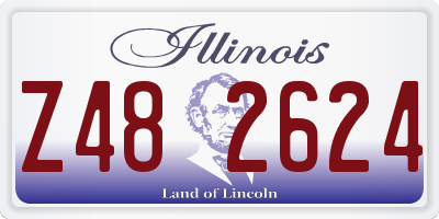 IL license plate Z482624