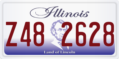 IL license plate Z482628