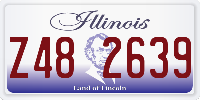 IL license plate Z482639