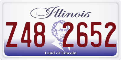 IL license plate Z482652