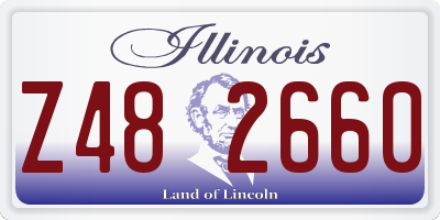 IL license plate Z482660