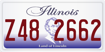 IL license plate Z482662