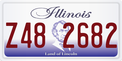 IL license plate Z482682