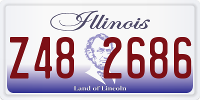 IL license plate Z482686