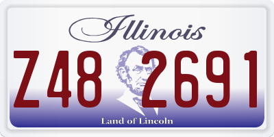 IL license plate Z482691