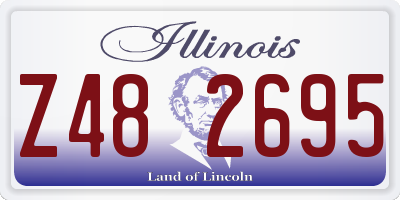 IL license plate Z482695