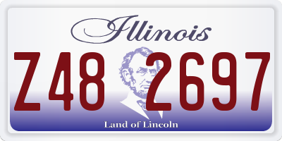 IL license plate Z482697