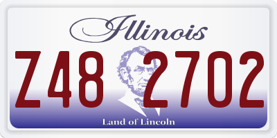 IL license plate Z482702
