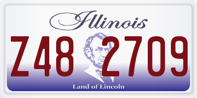 IL license plate Z482709