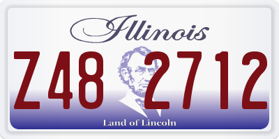 IL license plate Z482712