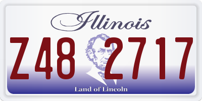 IL license plate Z482717