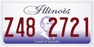 IL license plate Z482721