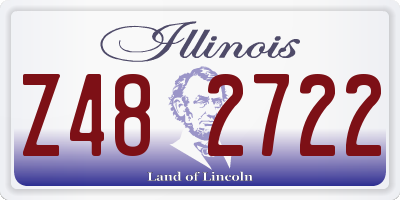 IL license plate Z482722