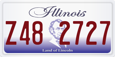 IL license plate Z482727