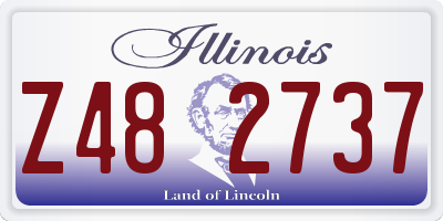 IL license plate Z482737