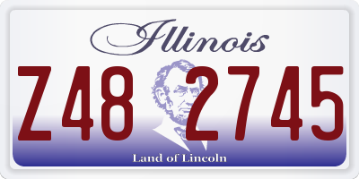 IL license plate Z482745