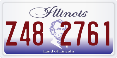 IL license plate Z482761