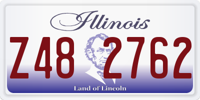 IL license plate Z482762