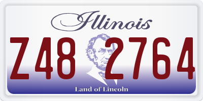 IL license plate Z482764