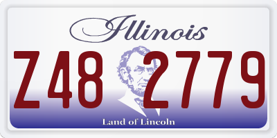 IL license plate Z482779