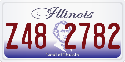 IL license plate Z482782