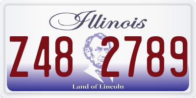IL license plate Z482789