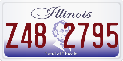 IL license plate Z482795