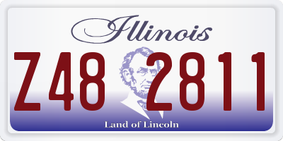 IL license plate Z482811