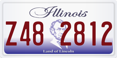 IL license plate Z482812
