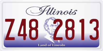 IL license plate Z482813
