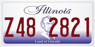 IL license plate Z482821