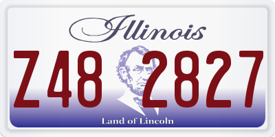 IL license plate Z482827
