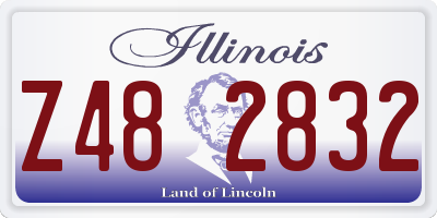 IL license plate Z482832