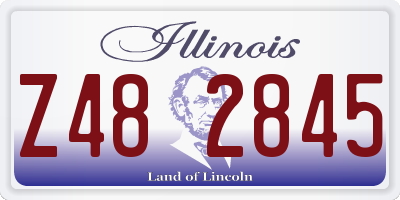 IL license plate Z482845
