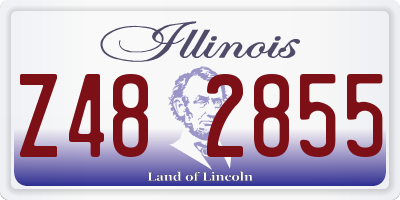 IL license plate Z482855