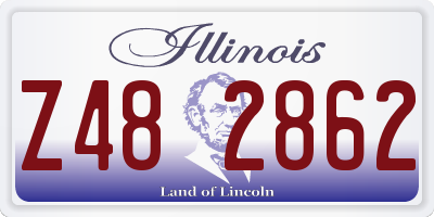 IL license plate Z482862