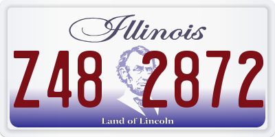 IL license plate Z482872
