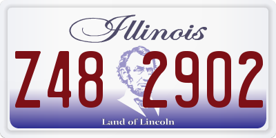 IL license plate Z482902
