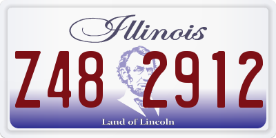 IL license plate Z482912