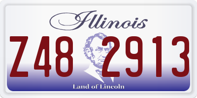 IL license plate Z482913