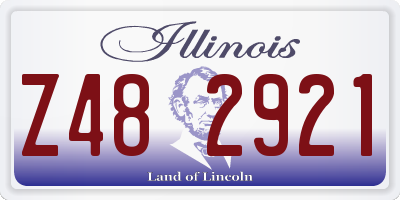 IL license plate Z482921