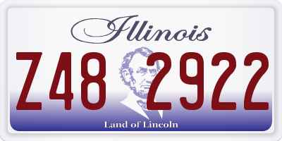 IL license plate Z482922