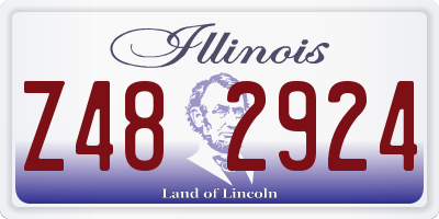 IL license plate Z482924
