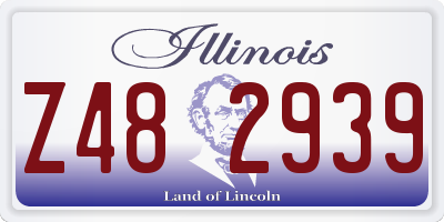 IL license plate Z482939