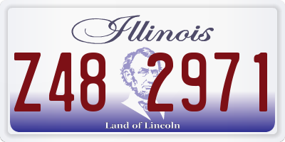 IL license plate Z482971