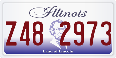 IL license plate Z482973