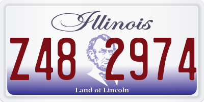 IL license plate Z482974