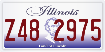 IL license plate Z482975